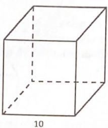 Find the length of the diagonal of the cube if each side is 10 units.-example-1