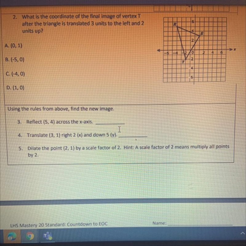 Help with 2 3 4 and 5 please!-example-1