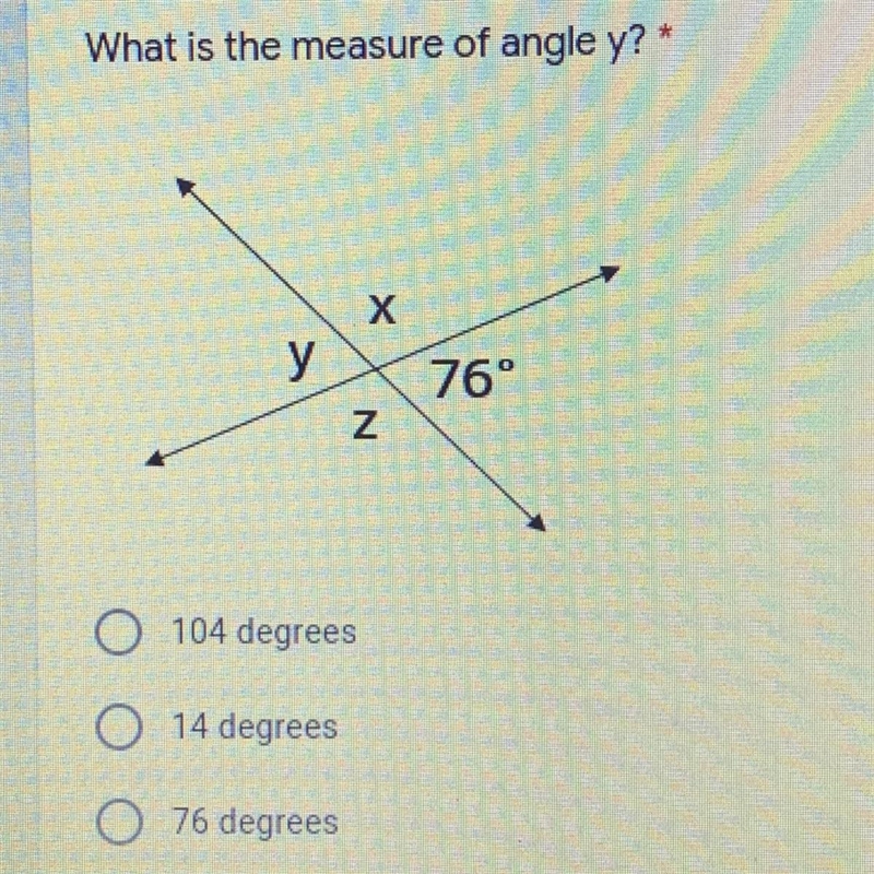 What is the measure of angle y?-example-1