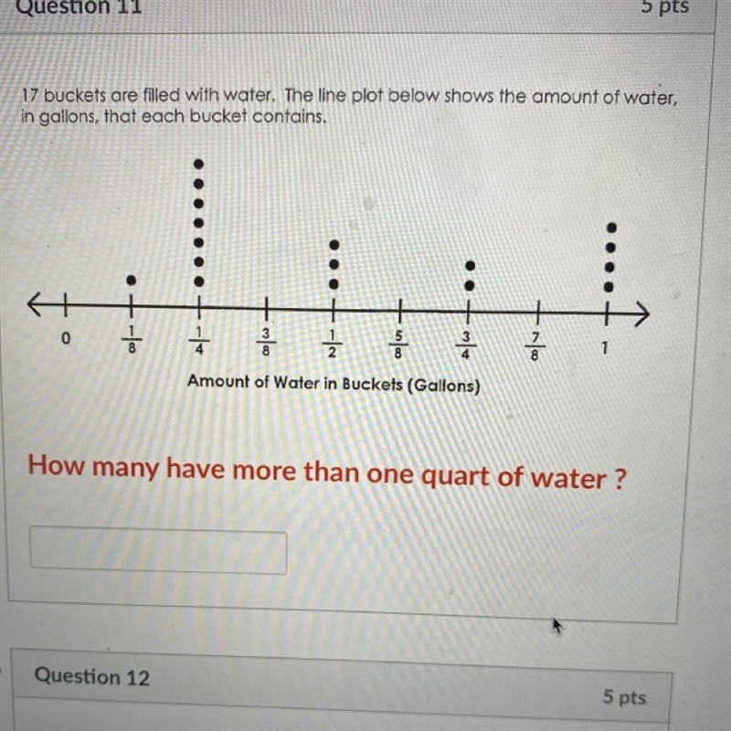 How many have more than one quart of water?-example-1