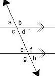 What type of angle pairs are angles c and e?​-example-1