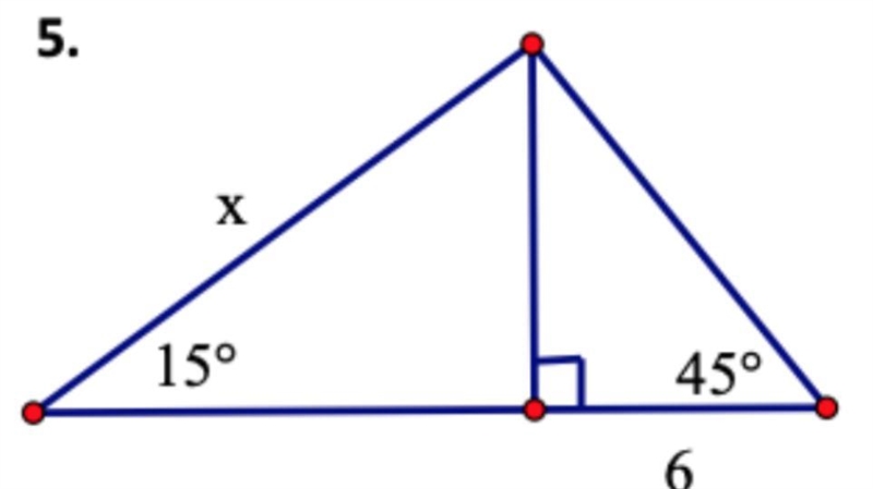 Find the value of the variable (x) to the nearest tenth.-example-1