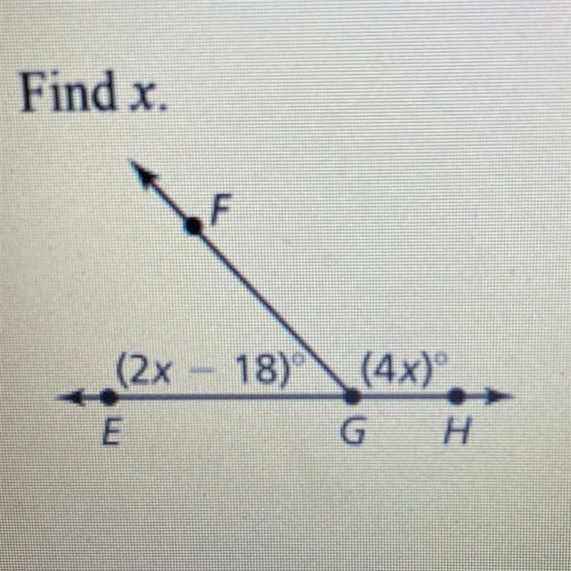 Find x. Help.............-example-1