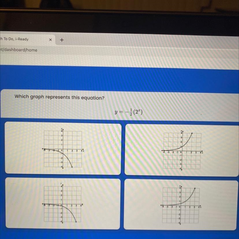 Which graph represents this equation?-example-1