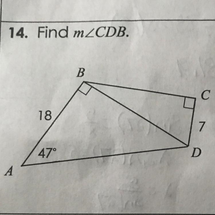 Find CDB. (Show Work)-example-1