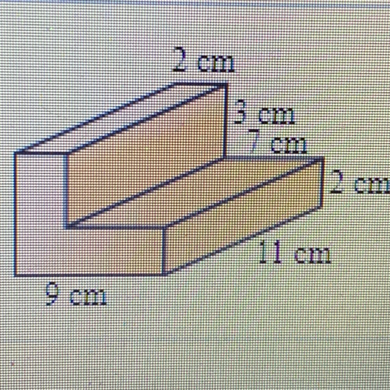 Find the volume of the composite shape to the right to the nearest while number-example-1