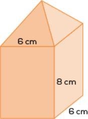 Which figures can the composite figure be broken into? A. a square pyramid and a square-example-1