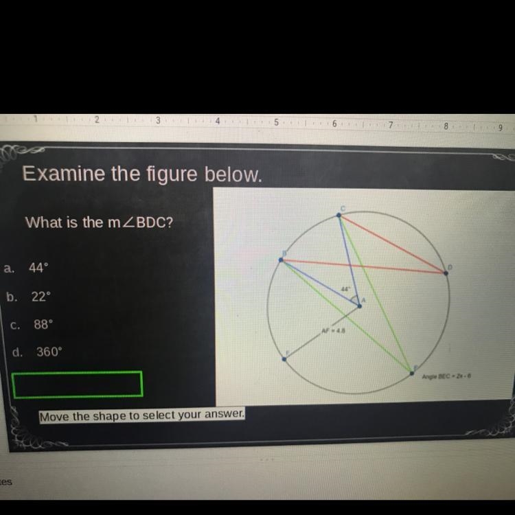 What is the m < BDC?-example-1