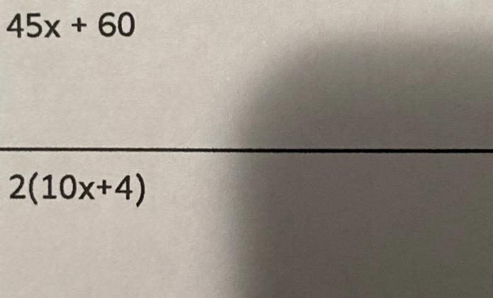 Use the distributive property to write equivalent expressions. Someone please help-example-1