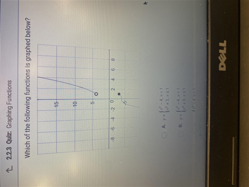 Which of the following function is graphed below?-example-1