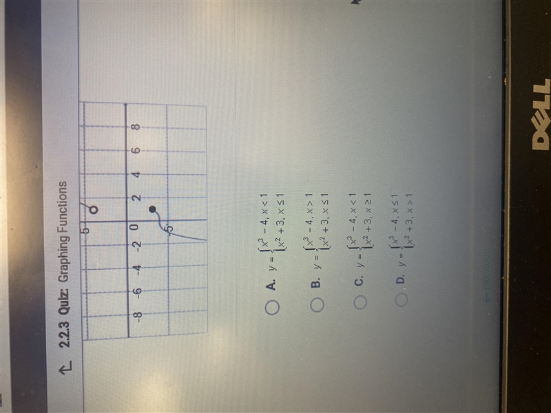 Which of the following function is graphed below?-example-2