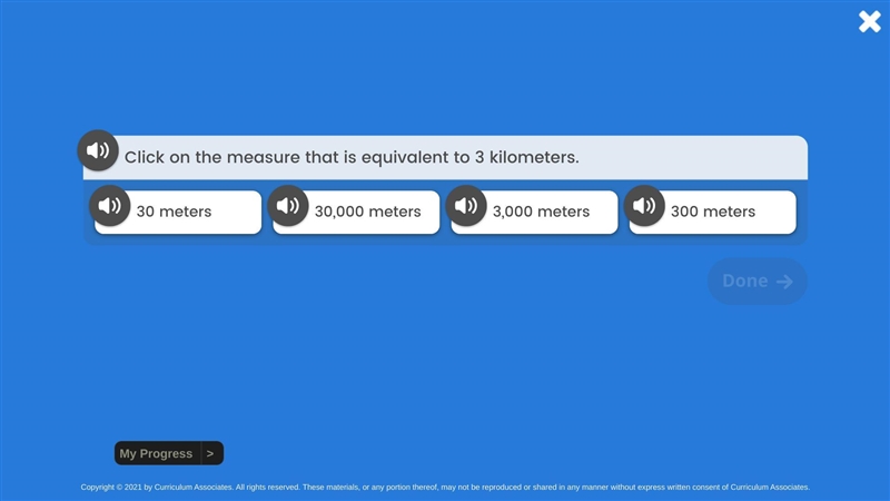 Click on the measure that is equivalent to 3 killometers Plz help (ASAP) PLZ-example-1