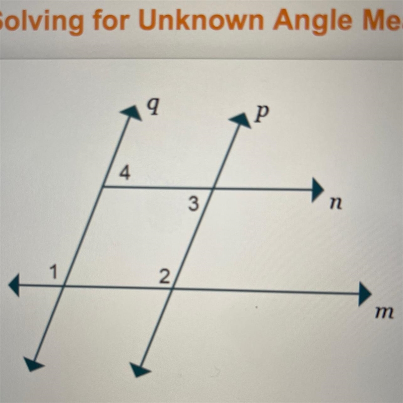 If angle 1 is 110° what would the other angle measures have to be in order for m || n-example-1