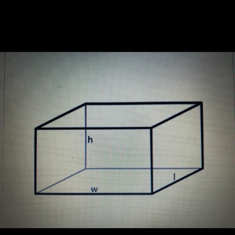 PLEASE HELP!!! a small shipping container is shaped like a right rectangular prism-example-1