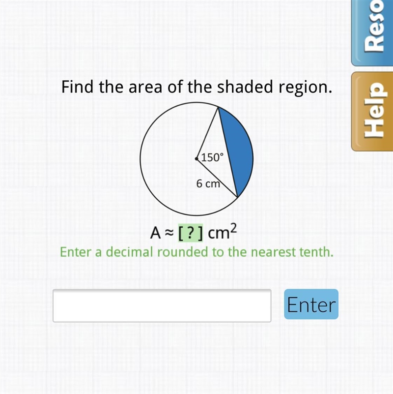 SECOND TIME POSTING Find the area of the shaded region.-example-1