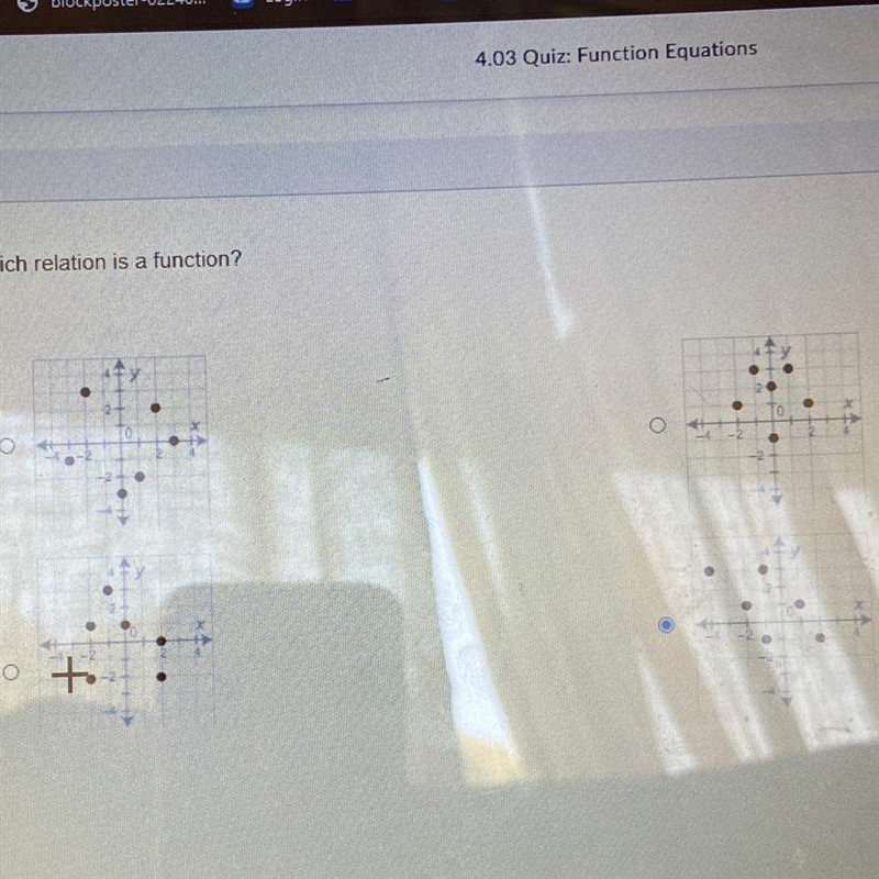 Which relation is a function?-example-1