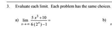 How do I solve this problem? The trouble that I have is evaluating if 2^∞ or ∞³ is-example-1