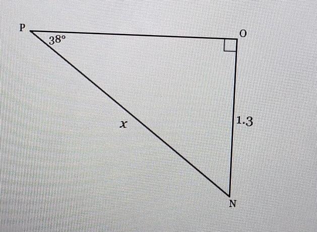 Solve for X. Round to the nearest tenth, if necessary. ​-example-1