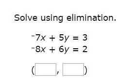 Can you help me solve this problem using elimination?-example-1