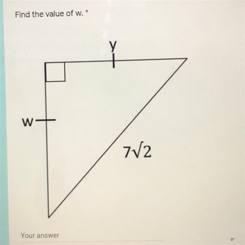 (Urgent plz help :”) )Find the value of w.-example-1