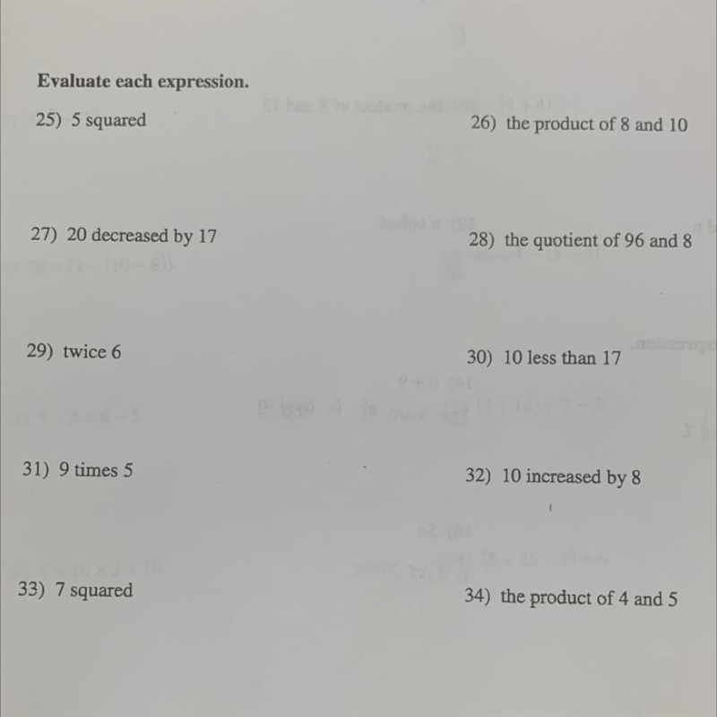 Evaluate each expression ‍♀️-example-1