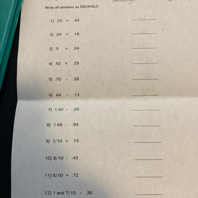 Write all answers as decimals HELP ASAP-example-1