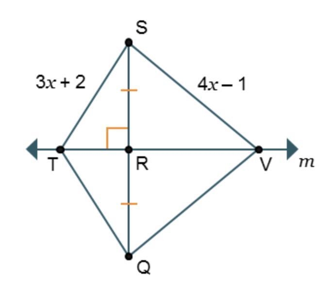 Determine the measure of segment QV-example-1