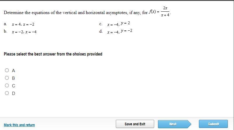 Determine the equations of the vertical and horizontal asymptotes, if any, for-example-1