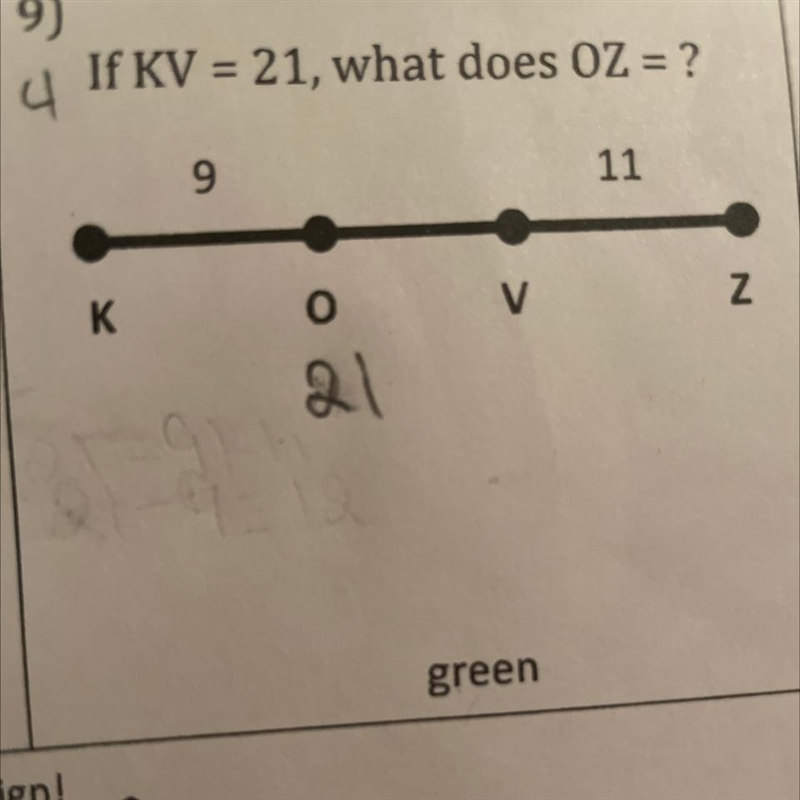 Is KV=21, what does OZ= Please help-example-1