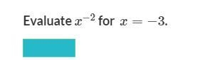 Evaluate x−2 for x=−3-example-1