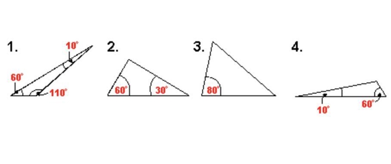 Which polygons are similar? 1 2 3 4-example-1