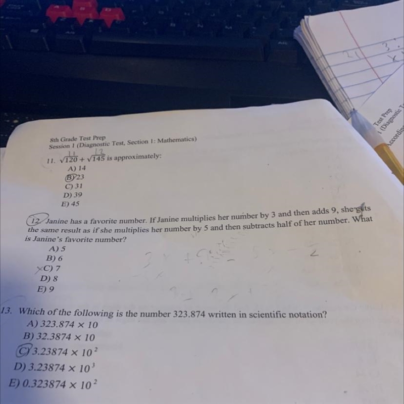 I need help with 12 please-example-1