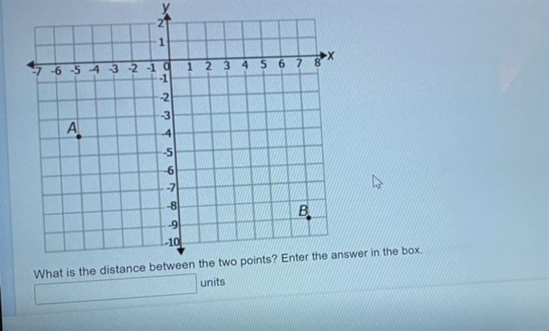 What is the the distance between the two points?-example-1