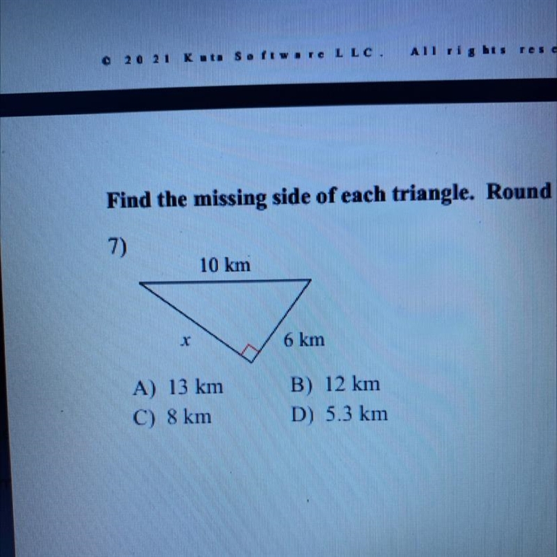 7 find the missing length-example-1