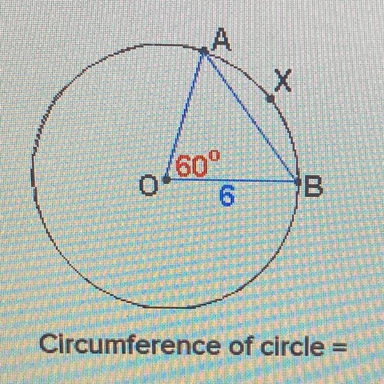 What is the circumference of this circle?-example-1