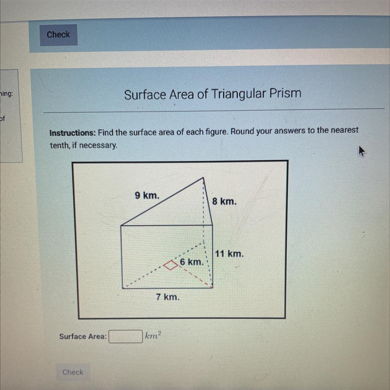 Surface area of triangular prism-example-1