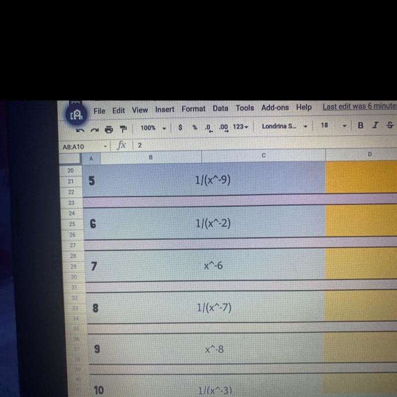 “ write all your answers with a positive exponent so your answer will be in the form-example-1