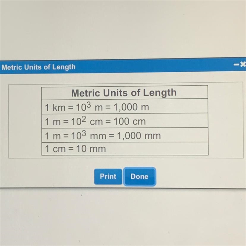 List the measurements with units of kilometers, centimeters, and millimeters that-example-1