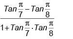 Evaluate the expression. Question 9 options: A) tan π∕56 B) tan 17π∕56 C) –tan 17π∕56 D-example-1