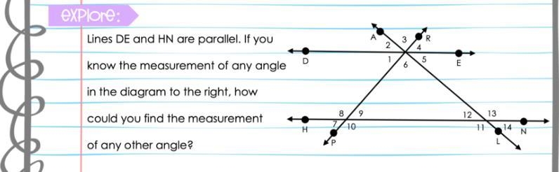 Explain how you can find the measure of angle 12? How can you find the measure of-example-1