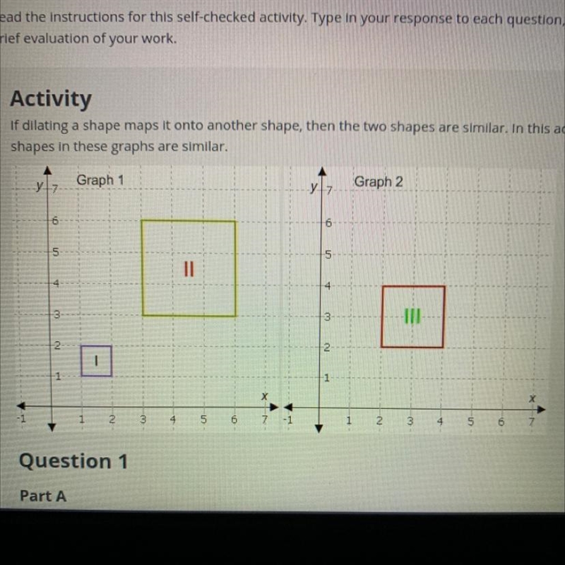 Is shape Il similar to shape III? Why or why not?-example-1