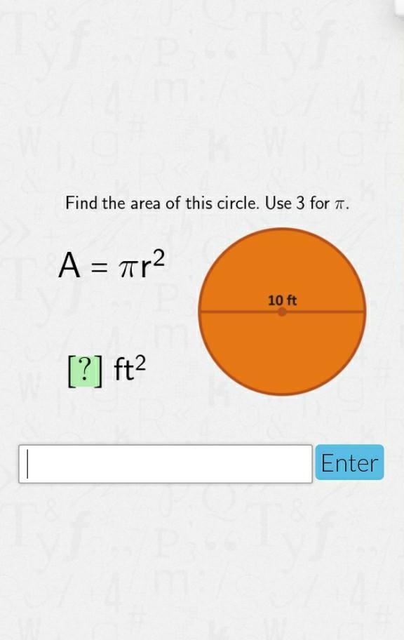 Find area of circle ​-example-1