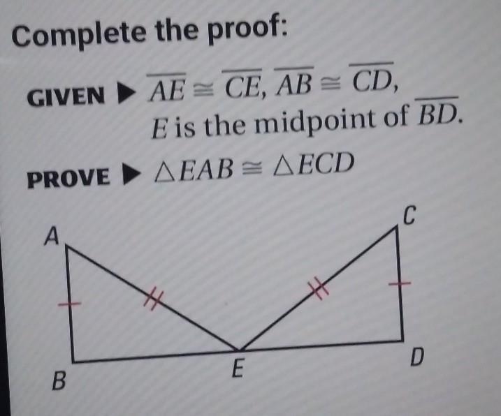 Please help and provide work please Complete the proof: ​-example-1