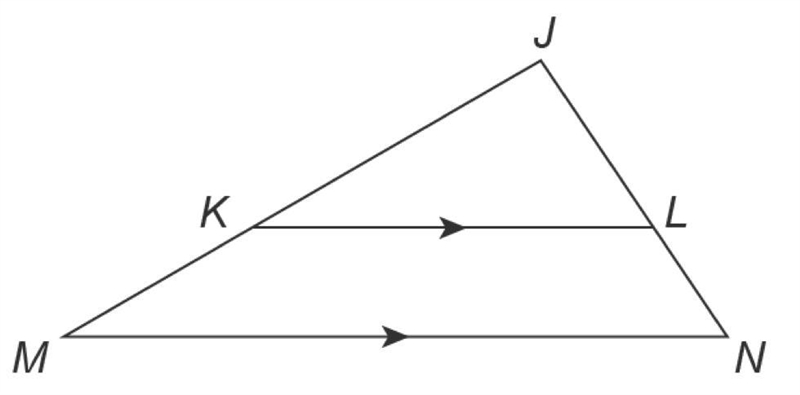 For ΔJNM, the following facts are given: KL || MN KL = 8 ft MN = 10 ft JL = 3.2 ft-example-1