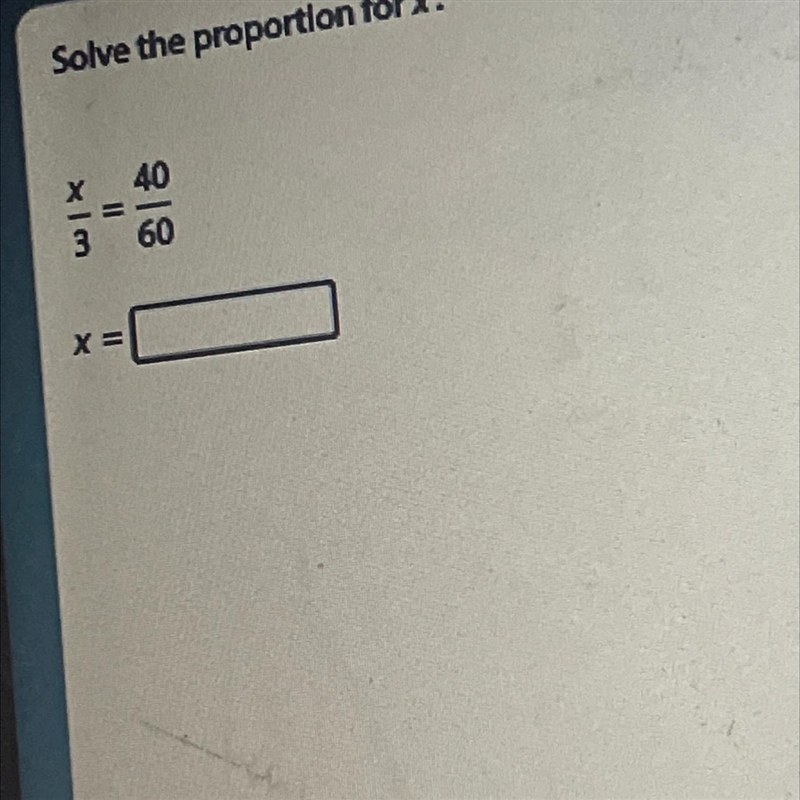 Solve the proportion for x-example-1