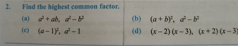 2. find out the h.c.f ​-example-1