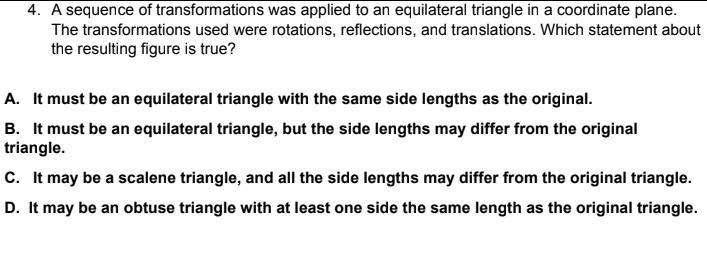 A sequence of transformations was applied to an equilateral triangle in a coordinate-example-1