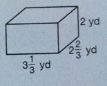 What is the volume of the prism? How many cubes with a side length of 13 yard fit-example-1