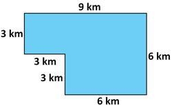 A farmer wants to clear an area of forest land she owns for more farm land. She measured-example-1