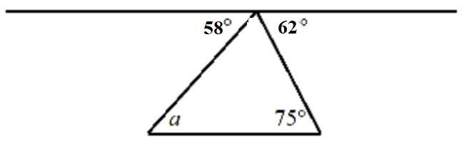 Find the measure of a. (type the measure of the angle ONLY)-example-1